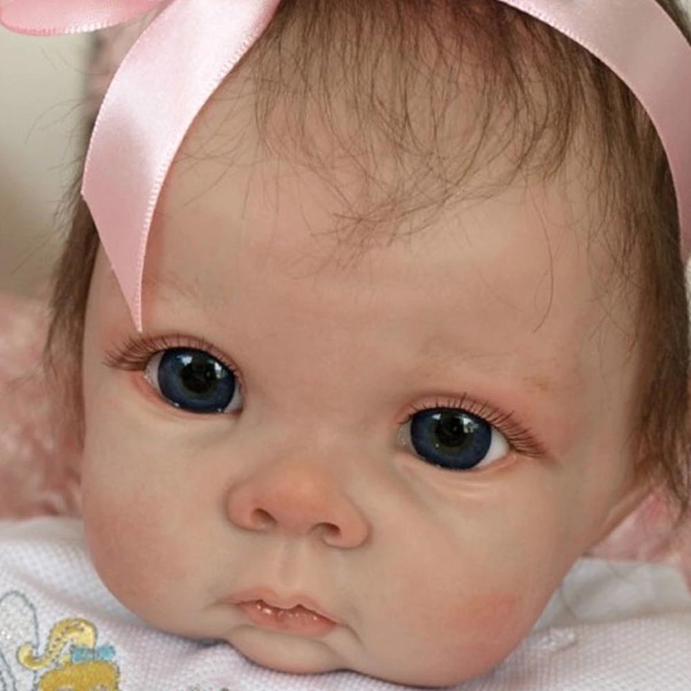 22 inch Chrissy DIY Blank Reborn Doll Kit Eyes Open