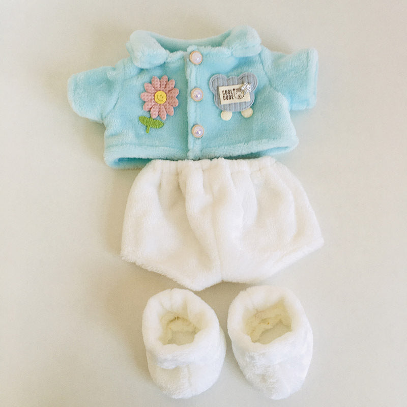Set di vestiti di peluche per bambole reborn da 30 cm
