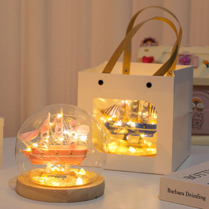 Luce notturna 3D per vela creativa