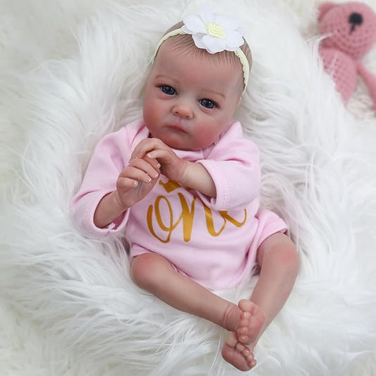 Bambola Reborn Tink con occhi aperti realistica da 16 pollici