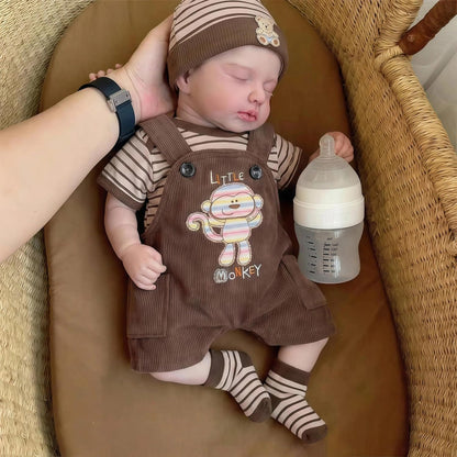 20 Inches Lifelike Closed Eyes Loulou Reborn Baby Boy