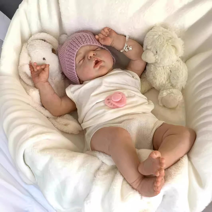 22 inch/55 cm Susanna Closed Eyes Reborn Doll Alexis