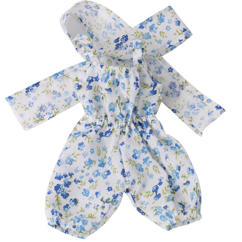 Beautiful Floral Onesie 2-Piece Set for 30cm Dolls