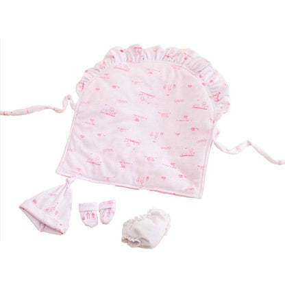 12 inch adorable swaddle blanket for reborn baby girls
