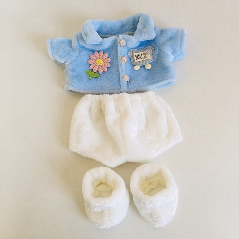 Set di vestiti di peluche per bambole reborn da 30 cm