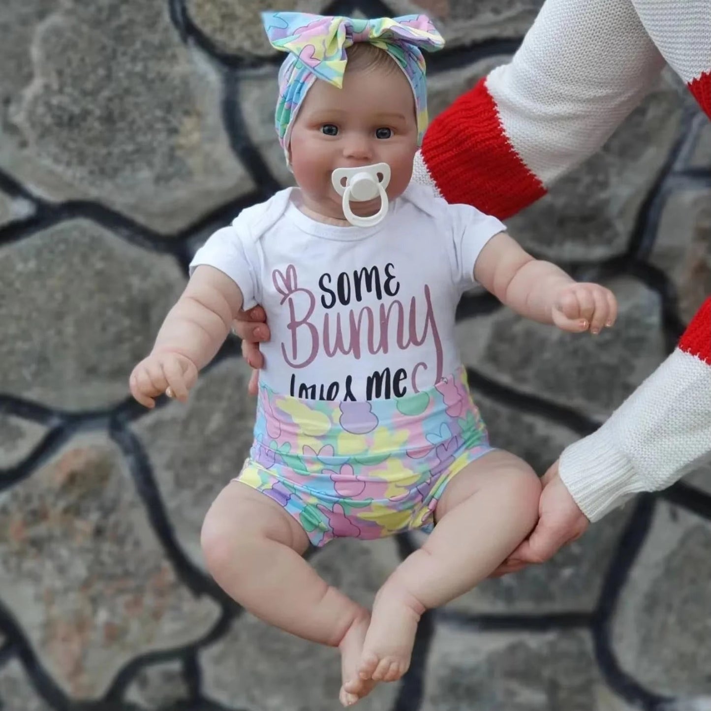 60cm Bertha Softy Body Open Eyes Reborn Doll -Maddie