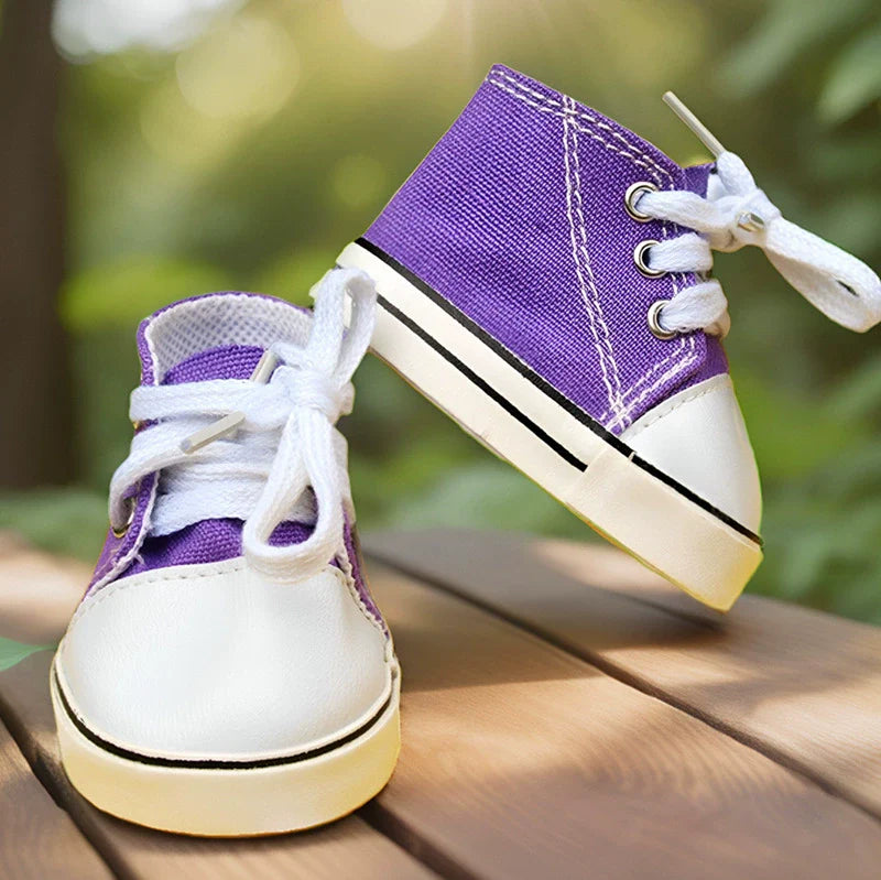 Scarpe alte in tela per bambola reborn da 50-55 cm Rosydolls