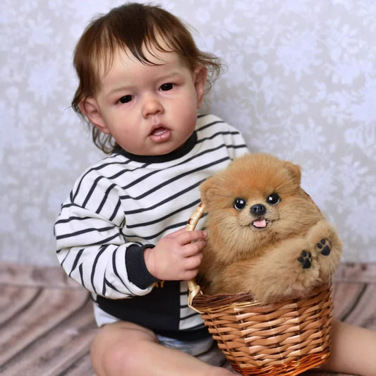 22 Inches Lifelike Short Hair Reborn Baby Liam