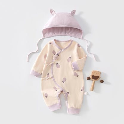 Completo da 2 pezzi con body e cappellino a tema cartoni animati per bambole reborn da 45 a 55 cm