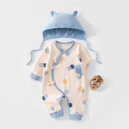 Completo da 2 pezzi con body e cappellino a tema cartoni animati per bambole reborn da 45 a 55 cm
