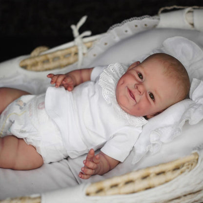 55 cm Occhi Aperti Corpo Morbido Sorriso Bambole Reborn- Shaya