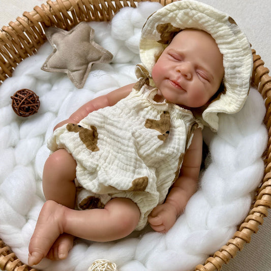 Ragazza Reborn Pascale da 30 cm completamente in silicone