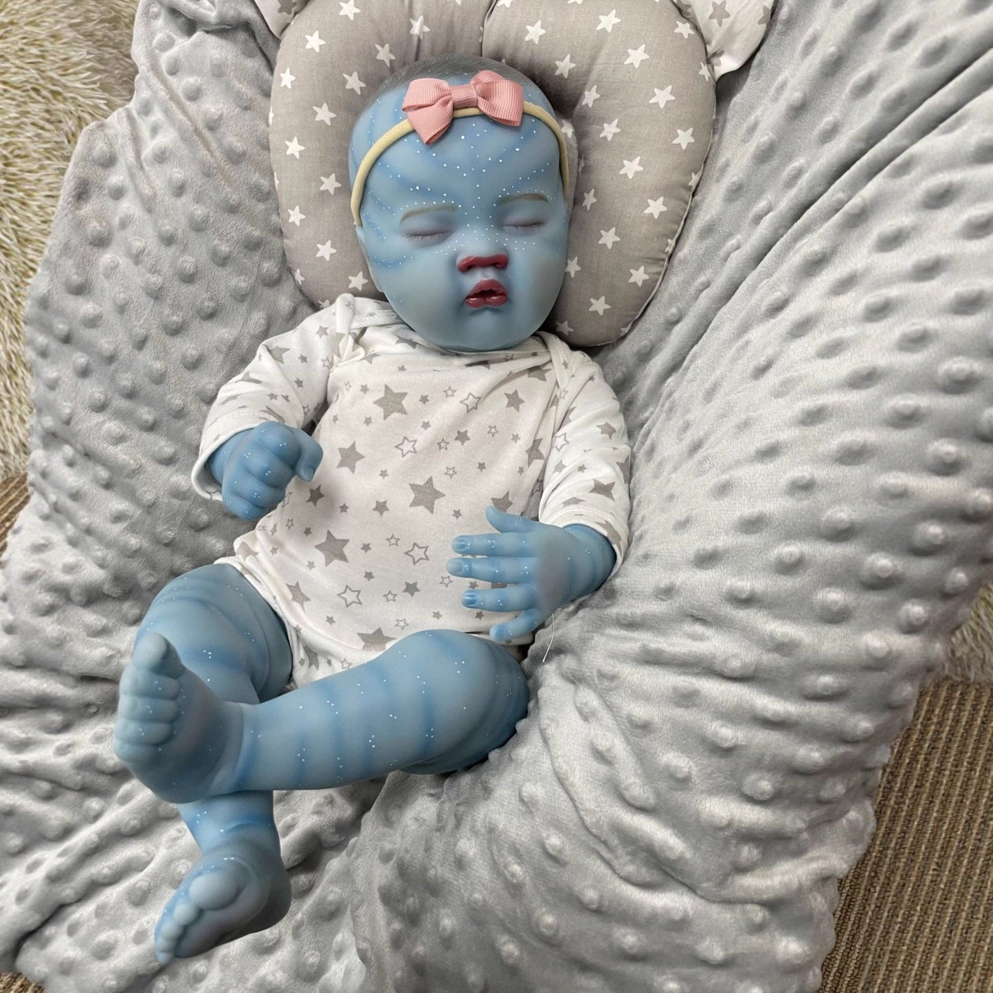 Avatar Bambole Reborn Quinbee da 50 cm con occhi chiusi