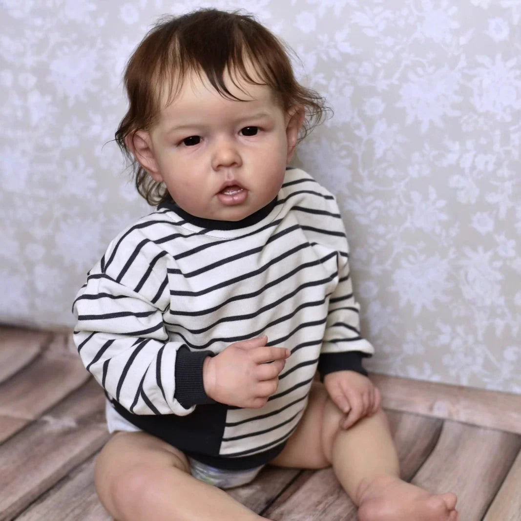22 Inches Lifelike Short Hair Reborn Baby Liam