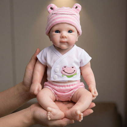 30cm Full Silicone Bettie Reborn Baby Girl in Pink Clothes