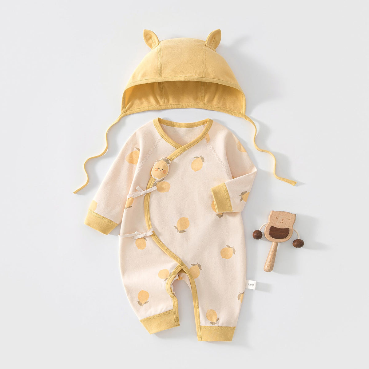 Completo da 2 pezzi con body e cappellino a tema cartoni animati per bambole reborn da 45 a 55 cm
