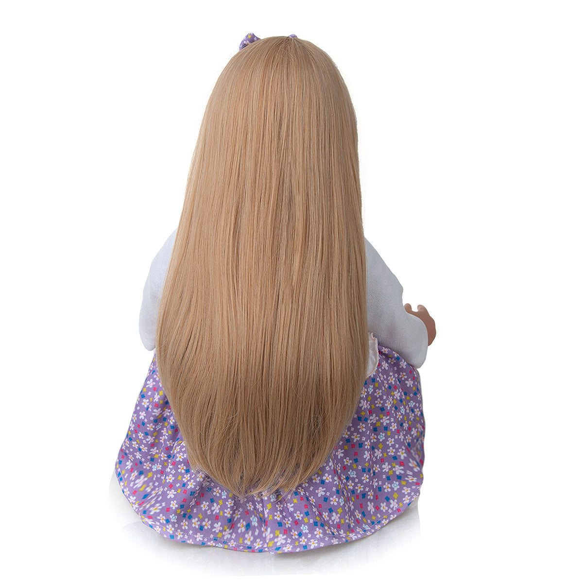 24 inches Open Eyes Long Hair Reborn Twins Baby Girls