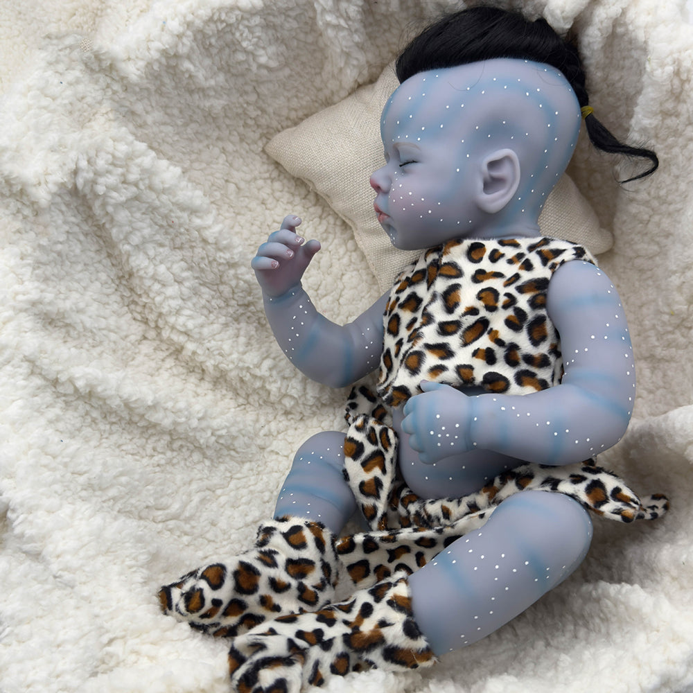 20 Inch Reborn Dolls Avatar Boys/Girls with Closed Eyes-Loulou