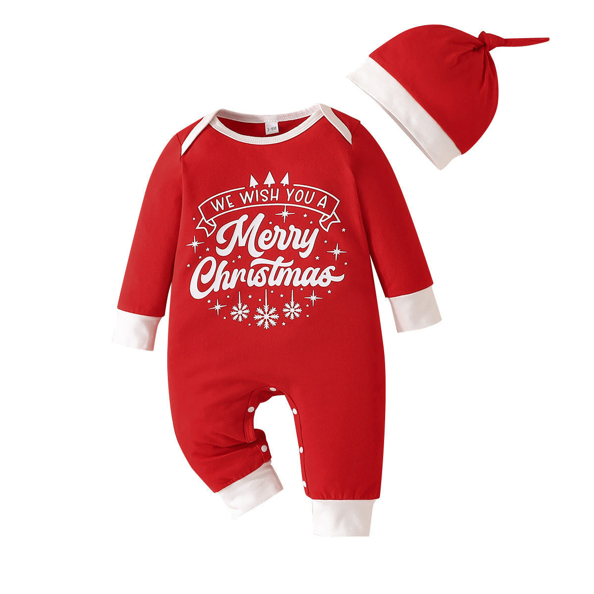 Tutina e cappello natalizio set da 2 pezzi per bambole reborn da 22-24 pollici