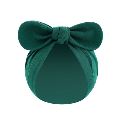 Solid Color Children's Bandana Knotted Pullover Hat