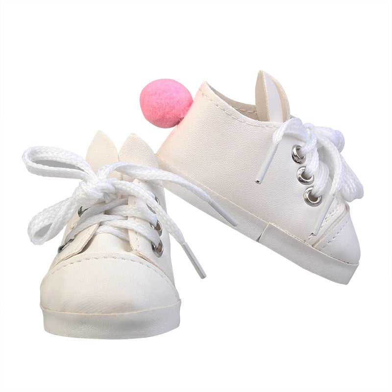 Cute Bunny Shoes for 17-18 Inches Reborn Dolls