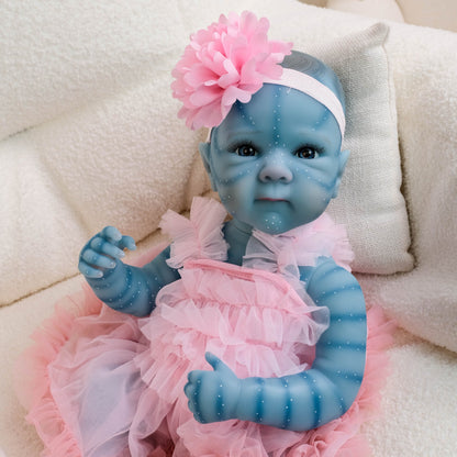 18 Inches Open Eyes Bettie Reborn Avatar Girl In Pink Dress
