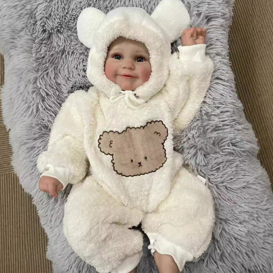 24 pollici realistica Vicky occhi aperti Reborn Baby-Maddie