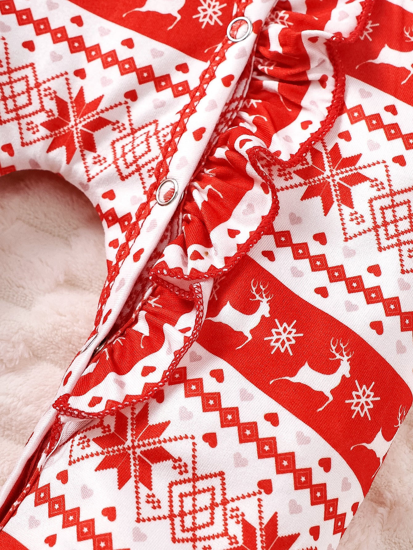 Christmas Jumpsuit Set for 20-24 Inches Reborn Dolls