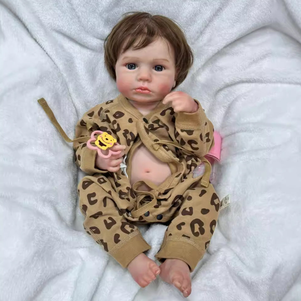 20 Inches Short Hair Open Eyes Reborn Doll Boy/Girl-Loulou