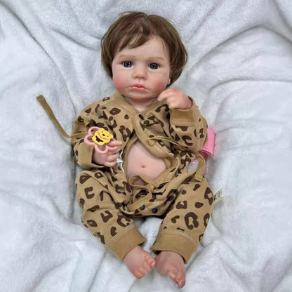 20 Inches Short Hair Open Eyes Reborn Doll Boy/Girl-Loulou