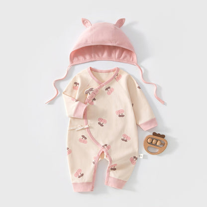 Completo da 2 pezzi con body e cappellino a tema cartoni animati per bambole reborn da 45 a 55 cm