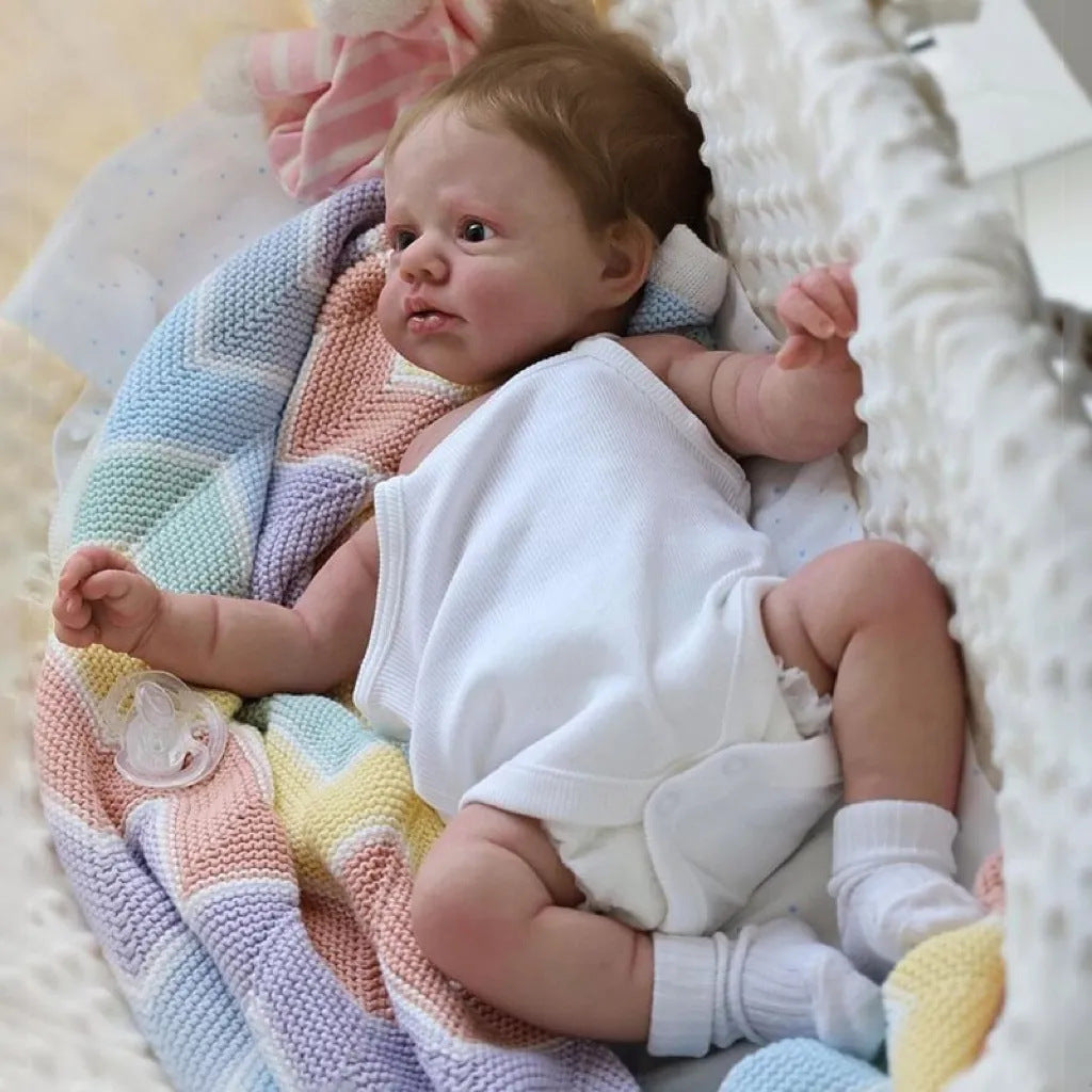 20 inch Reborn Dolls Boys/Girls with Short Hair- Cute Loulou