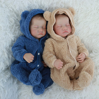Bambola reborn realistica da 18 pollici che dorme gemella - Levi