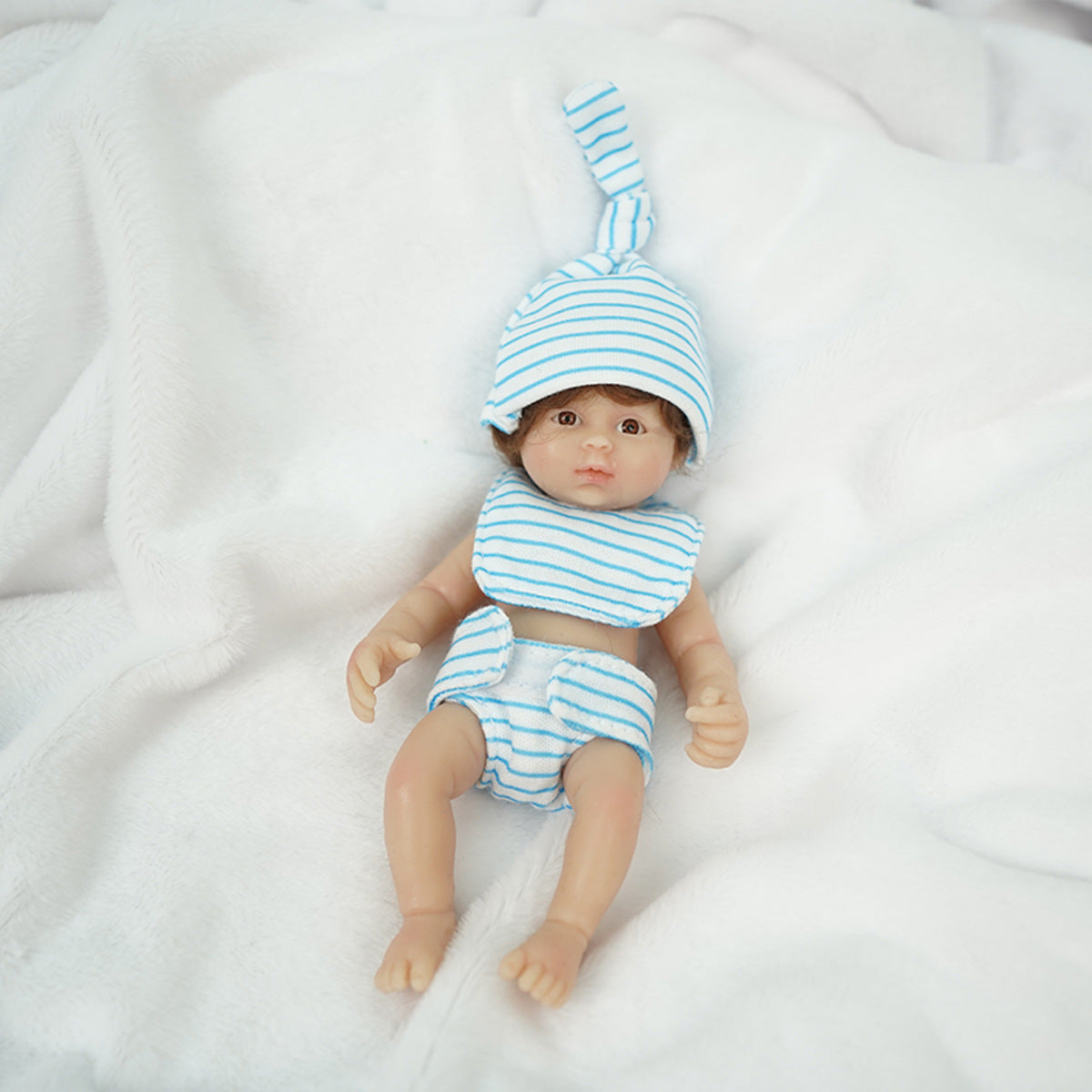 6 Inch And 15 Cm Open Eyes Reborn Dolls Twins