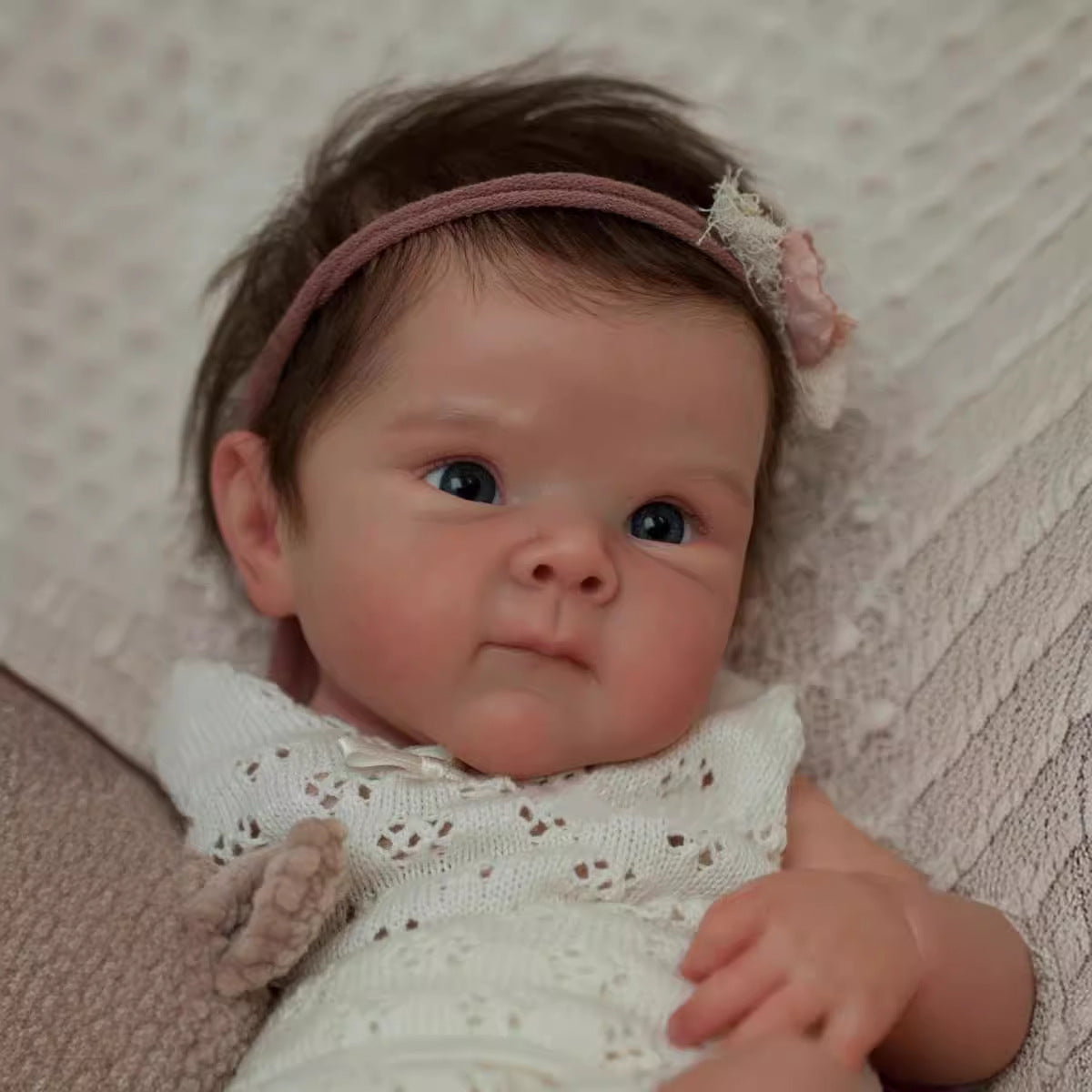 18 Inches Meroy Open Eyes Short Hair Reborn Doll Girls-Bettie