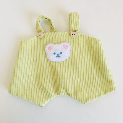 Bear Button Overalls for 30cm Dolls