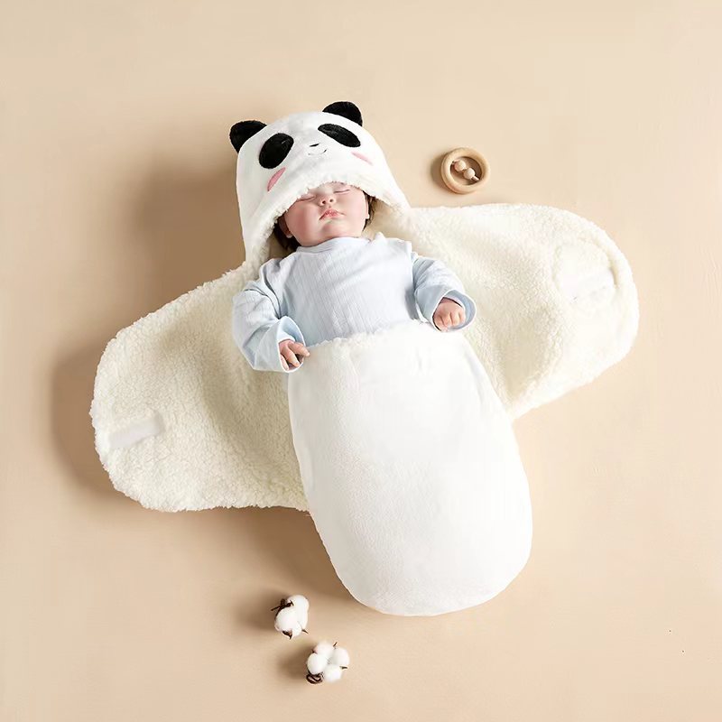 Sacco a pelo in peluche con simpatici cartoni animati per bambole da 20-24 pollici