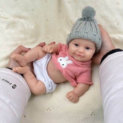 30cm Full Silicone Maddie Reborn Baby Girl in Pink Clothes