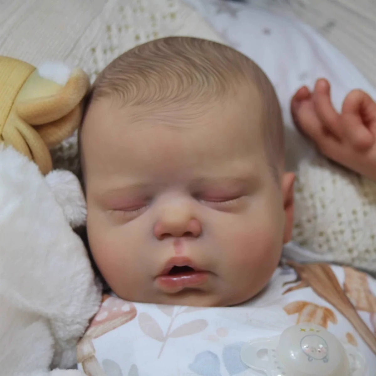 Kit per bambola reborn Alexis da 22 pollici occhi chiusi non verniciati