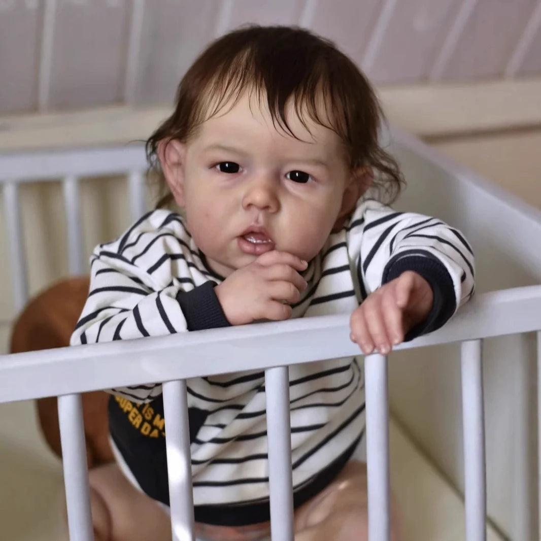 22 Inches Lifelike Short Hair Reborn Baby Liam