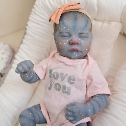 19 pollici occhi chiusi Reborn Avatar Baby Ragazza-Levi