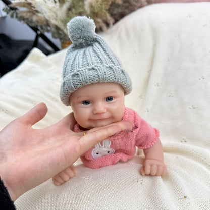 30cm Full Silicone Maddie Reborn Baby Girl in Pink Clothes