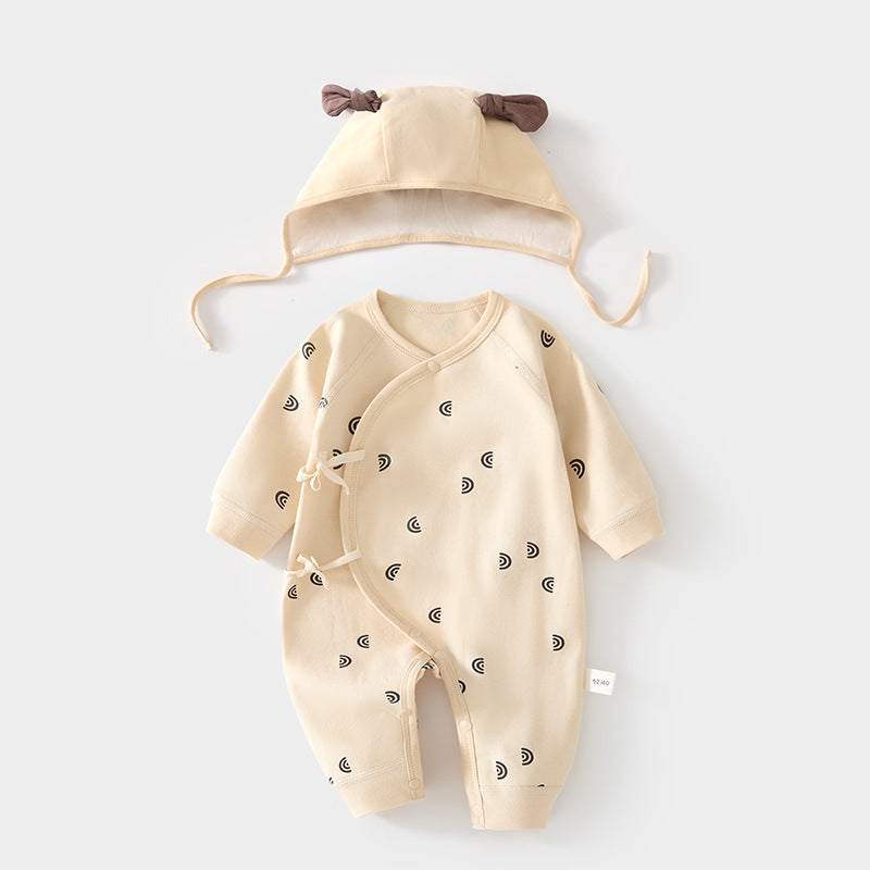 Completo composto da body e cappellino stampati in due pezzi per bambole reborn da 45 a 55 cm