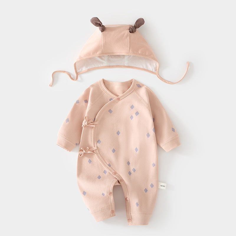 Completo composto da body e cappellino stampati in due pezzi per bambole reborn da 45 a 55 cm