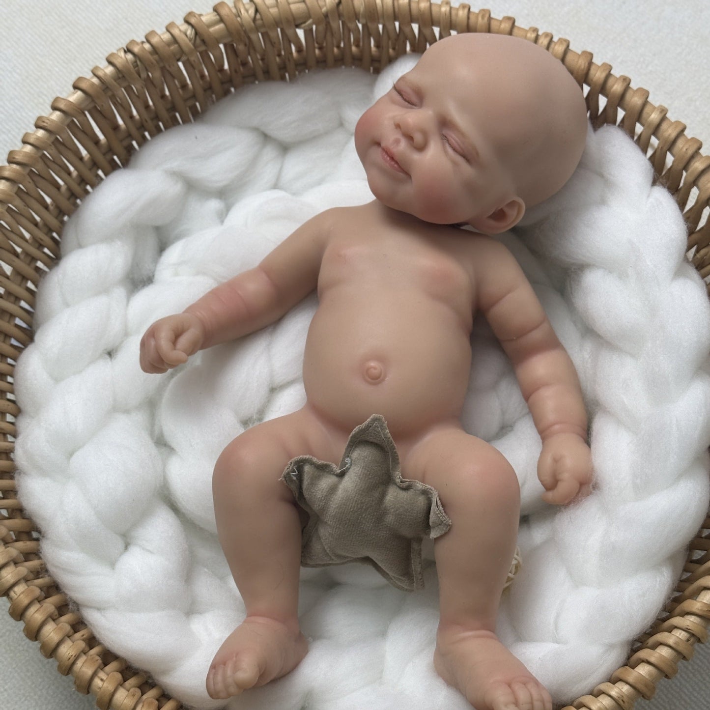 Ragazza Reborn Pascale da 30 cm completamente in silicone