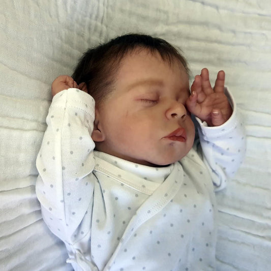 18 pollici Eartha realistica Chiudi gli occhi Bambole Reborn-Jude