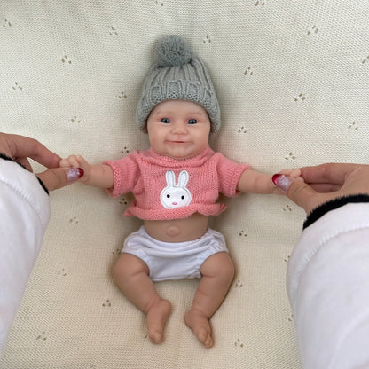 30cm Full Silicone Maddie Reborn Baby Girl in Pink Clothes