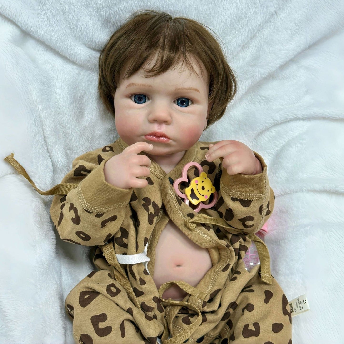 20 Inches Short Hair Open Eyes Reborn Doll Boy/Girl-Loulou