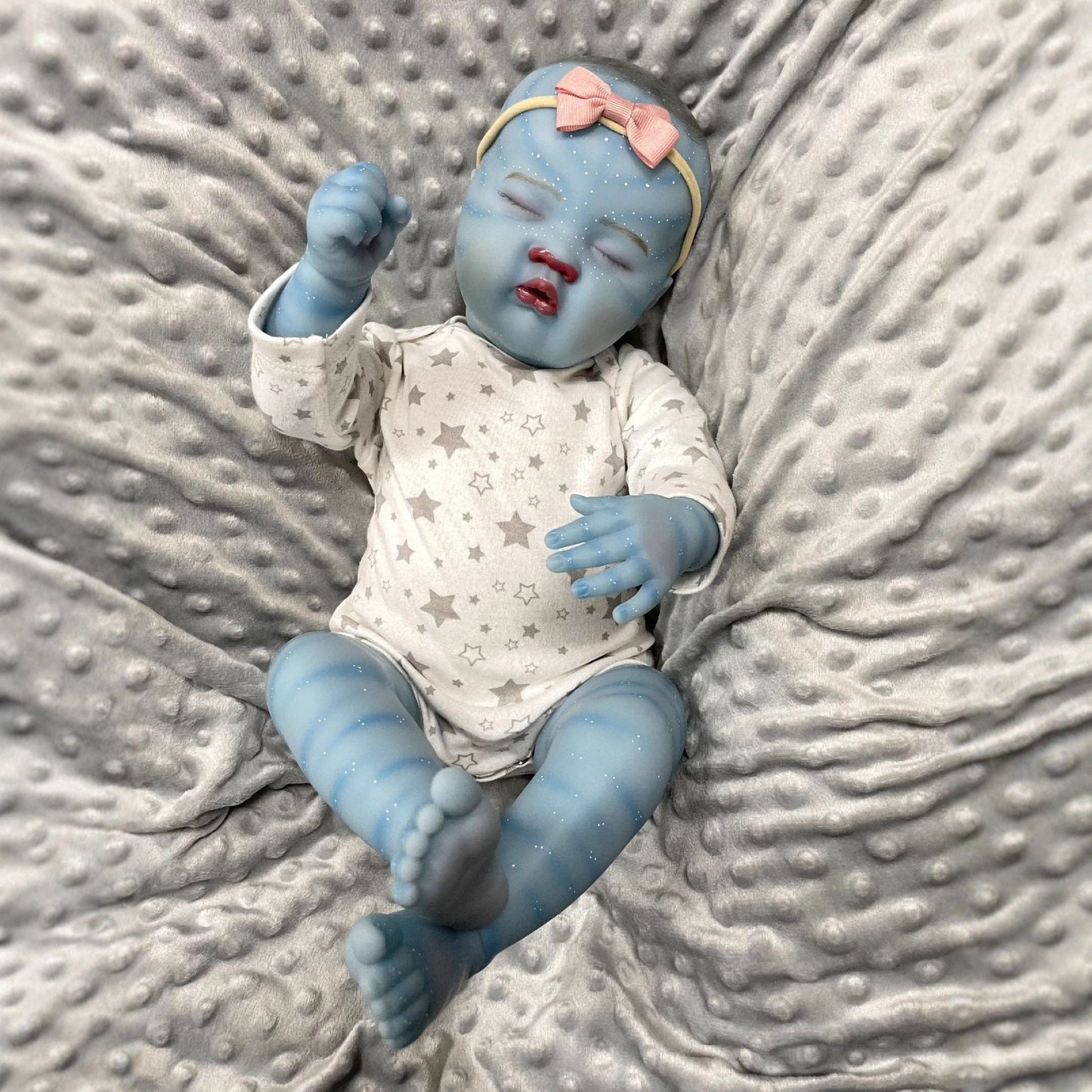 Avatar Bambole Reborn Quinbee da 50 cm con occhi chiusi