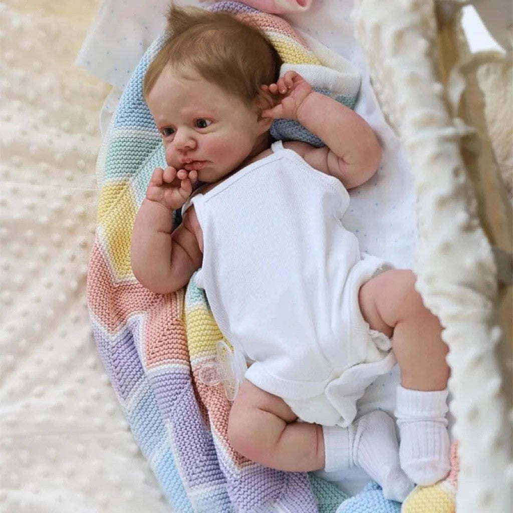 20 inch Reborn Dolls Boys/Girls with Short Hair- Cute Loulou